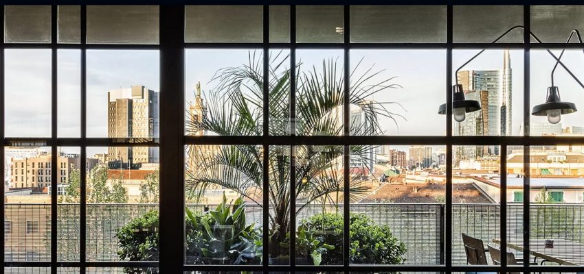 A cena da Ceresio 7 Milan terrazza view - thestylelovers.com