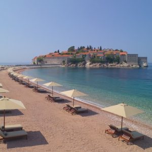 Montenegro Aman Sveti Stefan private beach - The Style Lovers