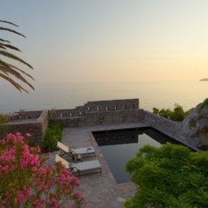 Montenegro Aman Sveti Stefan suite private pool and view - The Style Lovers