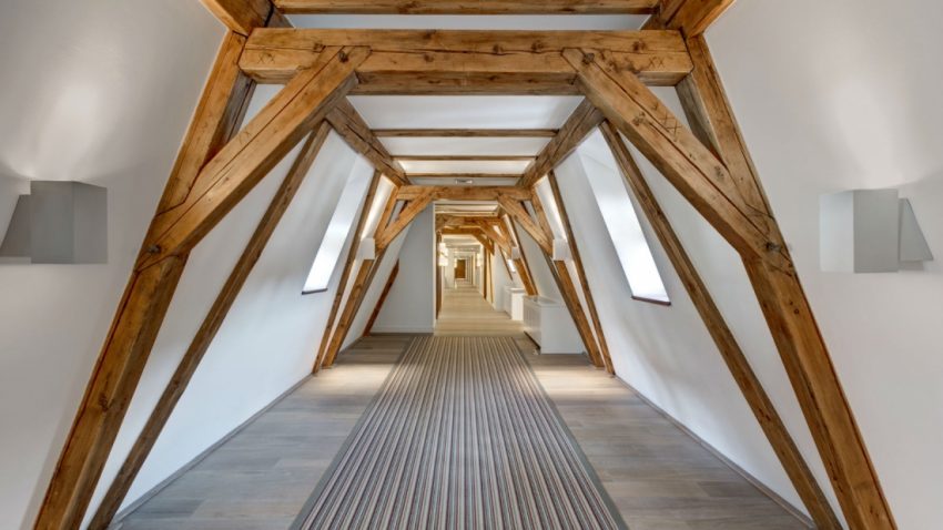 Praga Augustine hotel corridor - The Style Lovers