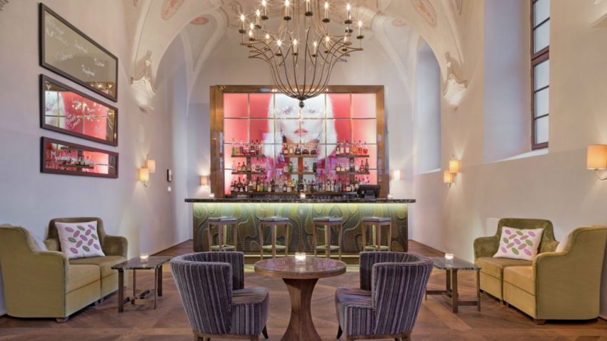 Praga Augustine hotel refectory bar - The Style Lovers
